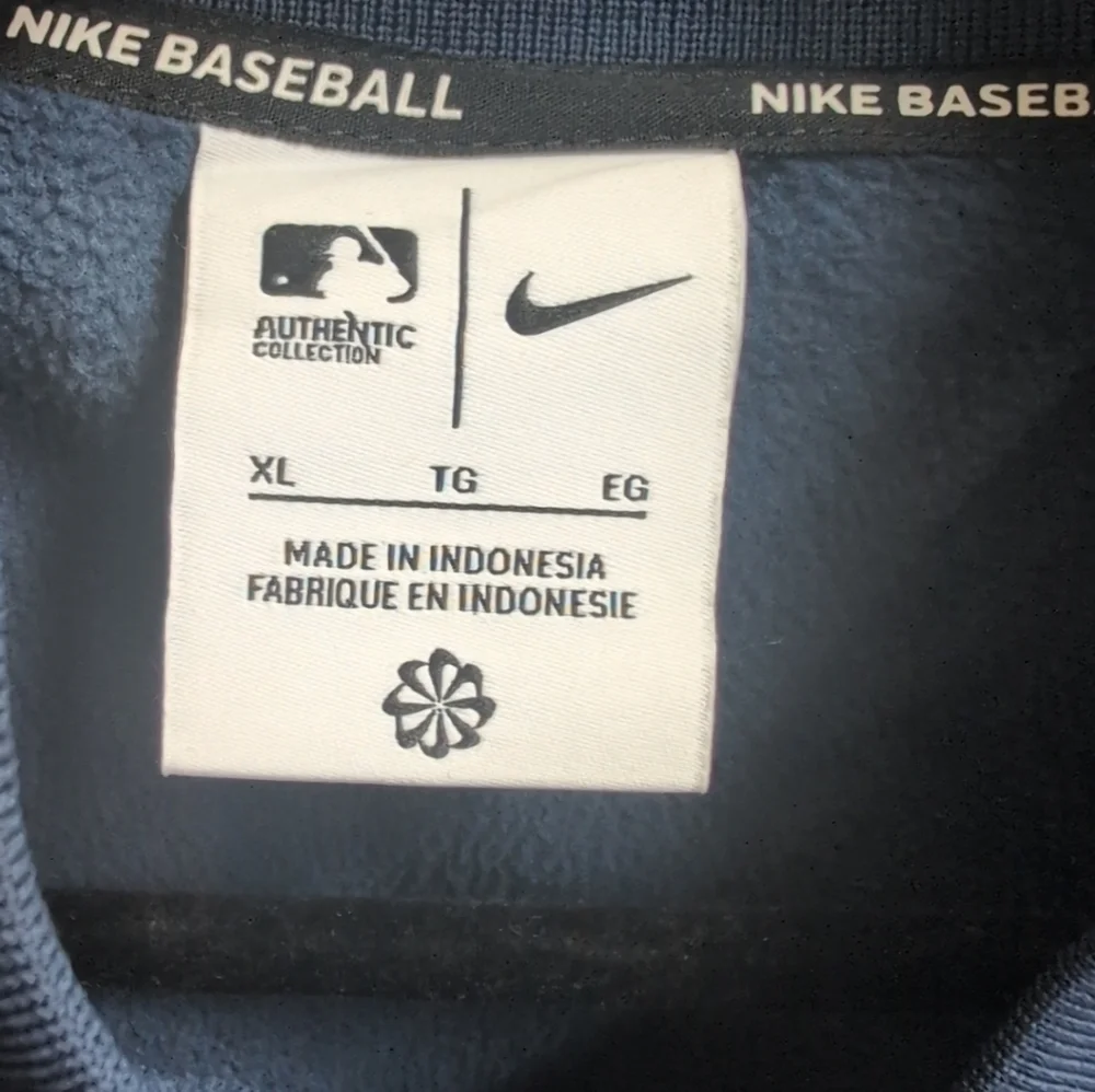 Nike Men's Navy Blue Atlanta Braves Jacket Size XL